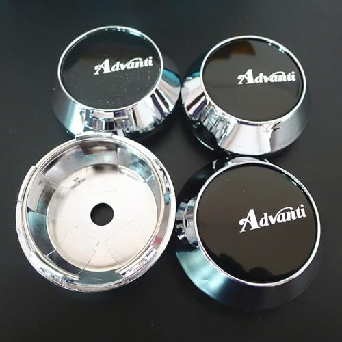 DHJKCBH 4 Stück Auto Nabendeckel Aufkleber für Advanti Racing 65MM Radnabenabdeckung Auto Radnabenkappen Aufkleber Abzeichen Logo Sticker Zubehör,D