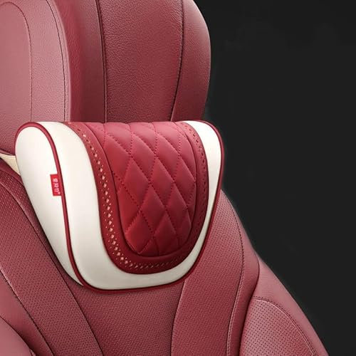 HJKJNBF Auto Nackenkissen Autositz Kopfstütze, Für Audi TT TTS TTRS RS3 RS4 RS5 RS6 RS7 R8 Auto Kopfstütze Kissen zum Fahren mit verstellbarem Riemen,G