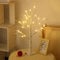 LED Baum Lichter Warmweiß, 60cm/2ft Birke LED Lichterbaum Innen mit 24 LEDs Licht, USB/Batteriebetrieben Leuchtbaum,Verstellbare Äste Innen Birkenbaum für Weihnachten Ostern Party Geburtstag Innendeko