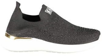 Laura Biagiotti Scarpe Sneakers 8936 Bianco Tessuto Elasticizzato a Calza
