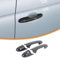 METYOUCAR Car Exterior Door Handle Cover Compatible with Fiat 500 Abarth 595 2007-2013-2024 ABS Car Outer Door Handle Cover Accesssories (Carbon Fiber Pattern)