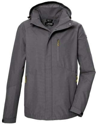 Killtec Herren Kos 256 Mn Jckt_carleb Funktionsjacke wasserdicht/Outdoorjacke mit abzippbarer Kapuze