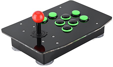 VBESTLIFE Joystick avec Configuration Directe d'USB, Fighting Game Console Joystick de Jeu Aucun Contrôleur de Retard pour Les Jeux d'Ordinateur PC
