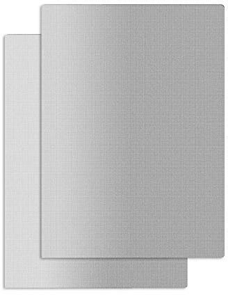 Lobwerk BBQ Grillmatten mit Antihaft Teflon Beschichtung zum Grillen für Gasgrill Holzkohle Lebensmittelkonform (Silber 2X)