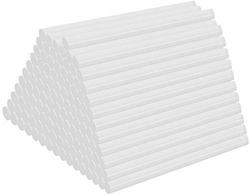100 Pack Hot Glue Sticks,Mini Hot Glue Sticks Compatible with Industrial Glue Guns,No Ordor,Good Adhesion,Quickly Melt (4 Length and 0.27 Diameter)