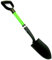 Unibos Mini Shovel - Steel Head, Fibre Glass Handle, Round Head Snow Shovel (28 Point Nose)