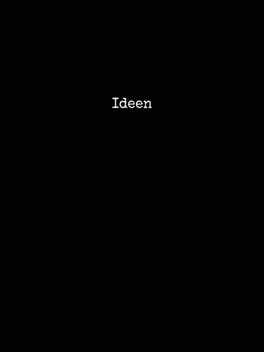 Ideen - Das dicke Ideenbuch A4/ Notizheft A4/ Notizbuch A4 mit 600 Seiten: Schlicht, einfach, kariert und minimalistisch in elegantem Schwarz - ein Klassiker