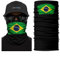 ShopINess Unisex Erwachsene Multifunktions Schlauchschal Halswärmer Neckwarmer Flaggen-Stil Fußball Weltmeisterschaft (Brasilien)