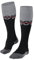 FALKE Damen Skisocken SK4 Advanced W Kh Wolle Funktionsmaterial warm dünn 1 Paar, Schwarz Black-Mix 3010 Snow-O, 37-38