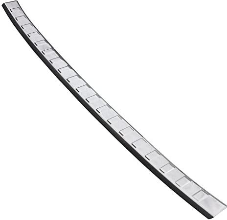Aroba AR1279-CR Edelstahl Hochglanz Poliert Ladekantenschutz kompatibel mit Audi A3 Sportsback ab BJ. 5.2020> passgenau Abkantung Farbe Chrome