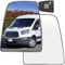 Aussenspiegel Glas, für Ford Transit 8 Mk8 2014-2019 Links Oder Rechts Spiegelglas Ersatz, Auto Seitenspiegel Beheizbar Wasserdicht,Right-1pc