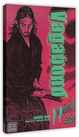 TONFON Vagabond Vol 11 Japanische Epische Kampfkunst Manga Serie Wandkunst Deco Poster Leinwand Poster Schlafzimmer Dekor Sport Landschaft Büro Zimmer Dekor Geschenk Rahmen-Stil 60 x 90 cm