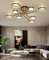 QAZPLM LED Deckenlampe Wohnzimmer deckenleuchte Dimmbar Moderne Pendelleuchten hängelampe wohnzimmer mit Fernbedienung Wohnzimmerlampen Küche Schlafzimmer deckenlampe wohnzimmer Hängelampe (Schwarz)