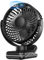 TOPK 5000mAh Clip Ventilator, Wiederaufladbar Ultraleiser Klemmventilator mit 720° Drehung, Persönlicher Tragbarer Tischventilator für Büro Zuhause Lounge Outdoor