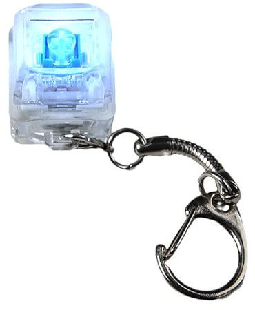 Schaltertester, Schalter, Sampler für mechanische Tastatur, 1-Tasten-Schalter, Testwerkzeug, Schlüsselanhänger, transparenter Schlüsselanhänger für Tastatur-Tester-Kit