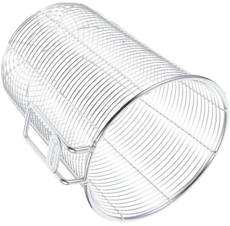 Mikinona 1piece Stainless Steel Utensil Holder Cutlery Organizer for Kitchen Counter Space-saving Draining Basket for Spoons Forks and Chopsticks and Practical Kitchen Accessory