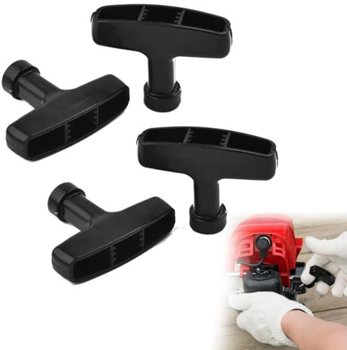 Rakiuty 4 Pezzi Impugnature di Avviamento per Motori a Benzina per Tosaerba, Generatori, Motoseghe Elettriche con Avviamento a Strappo