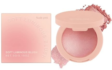 Powder Blush – Face Blush Makeup For Cheeks – Beauty Products Long-Lasting Shimmer, Highly Pigmented Cosmeticss For All Skin Color Women Girls Travel Makeup And Others