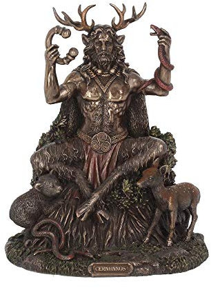 Nemesis Now Cernunnos and Animals Dekofigur, Bronze, 23 cm