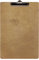 Bütic Holz Klemmbrett Standardform Clipboard A4 aus 3 mm Birkensperrholz und mit widerstandsfähigem Klarlack versiegelt, Farbe:Eiche