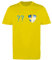 Comedy Shirts - Schweden Trikot - Wappen: Klein - Wunsch - Jungen Trikot - Gelb/Blau Gr. 122-128