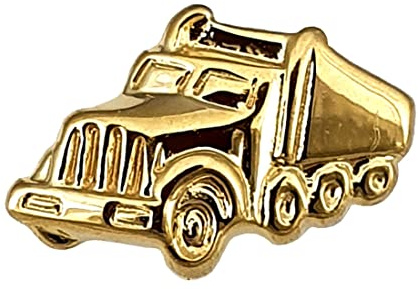 Herrenohrring LKW Truck Gold 333 Stecker Ohrstecher Ohrring für Herren Single