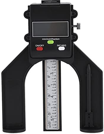 TOPINCN Höhe Öffnung Tiefenmesser 0-80 mm Ziffer Anzeige INC/ABS mit Selbst stehend Magnetische Füße MEHRWEG VERPACKUNG