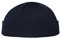 HANSEHELD Strickmütze Seebär Baumwolle Dockermütze kurz flach - Marine blau | Baumwollstrick | Seemann | Feinstrick | Blau | Dunkelblau | Made in Germany | Bio
