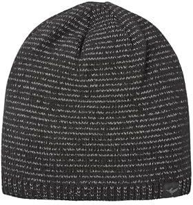 SEALSKINZ Unisex Wasserdichte Strickmütze mit reflektierenden Nähten – Schwarz, XXL