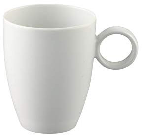 Thomas - Becher mit Henkel - Riesige Auswahl - Henkelbecher Mugge Humpen Haferl Tasse Kaffeetasse Frühstückstasse (Vario Pure/Weiß 0,25 l, 2)