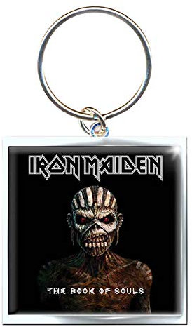 Unbekannt Iron Maiden Schlüsselring Keychain Book of Souls Band Logo Nue offiziell Metal