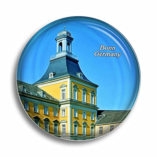 Kühlschrankmagnet Deutschland Universität Bonn Glasmagnete für Kühlschrank Souvenirs Niedlicher Kristallmagnet Dekor für Whiteboard Büro Zuhause Geschenk