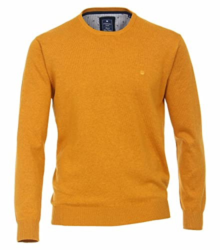 Redmond - Herren Pullover mit Rundhals-Ausschnitt (500), Größe:6XL, Farbe:Gelb (400)