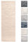 Kurzflor Teppich Laufer Wohnzimmer Beige 80 X 300 cm, Moderner Super Soft Kurzflor Teppich