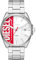 Diesel Orologio Ms9 da uomo, movimento a tre lancette con data, cassa in acciaio inossidabile argento da 44 mm con bracciale in acciaio inossidabile, DZ1992
