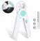 vsshe Nagelknipser mit Led-Licht für Hunde Katzen, 2-in-1 Krallenschere und Hundenagelschleifer mit Nagelfeile und Spritzfest Schutzvorrichtung für Hunde Katzen Kaninchen und Weitere Haustiere -Blau