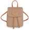 Ynport Crefreak Damen Stroh Rucksack Geldbörse Mini Umhängetasche Kordelzug Strand Umhängetasche für Damen Damen Mädchen,Braun