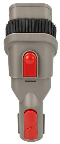 vhbw Brosse combinée 2-en-1 Brosse pour meubles Pinceau suceur compatible avec Dyson Gen5, SV10, SV12, V10, Gen5detect, SV11, SV14 aspirateur - 7,7cm
