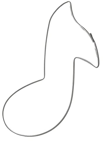 orion group Keksausstecher Ausstechform Ausstecher Note Noten 7x3x1,5 cm | für Lebkuchen Plätzchen aus Stahl