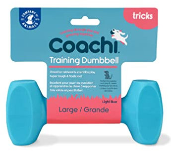 Coachi Training Dumbbell, schwimmt, weites Werfen, klassisches Apportierspielzeug, Jagdhund- und Welpentraining. Hundezubehör, sehr robust und beständig, für große Hunde und Welpen