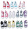 10 Paar 1/3 Puppe Segeltuchschuhe 3,0 Zoll Lang Rutschfeste Puppenstiefel Dollfie Sneakers Geschenkset
