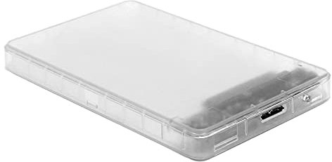 HDD Enclosure Case, USB3.0 Hard Disk Box External Hard Drive Protection Storage Case Tool‑Free Installation for 2.5in HDD/SSD Desktop Computer Hard Disk