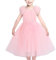Robe Fille Rose Ébouriffer Tulle Fête d'anniversaire Élégant Formel Demoiselle d'honneur 12 Ans