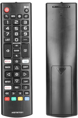 Telecomando AKB75675301 AKB75675311 Compatibile Con LG TV Controllore AKB75095307 AKB75095308 AKB75095303 AKB75375608 32LM6300 43LM6300 49UM7PLA Sostituzione Con Netflix PrimeVideo e MOVIES Pulsanti