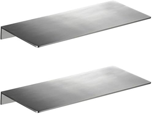 Melairy Duschablage Duschkorb 2PC Badregal Rostfreier Edelstahl Gebürstet ohne Bohren - hält Bombenfest Dank Zwei Klebevarianten （30CM）