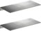 Melairy Duschablage Duschkorb 2PC Badregal Rostfreier Edelstahl Gebürstet ohne Bohren - hält Bombenfest Dank Zwei Klebevarianten （30CM）