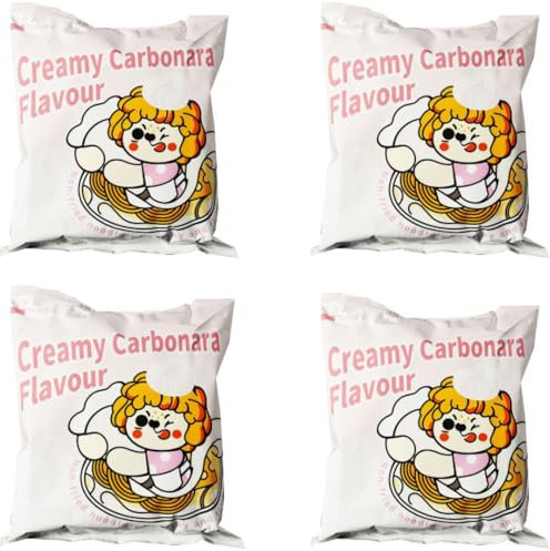4x Youmi Instant Noodle Creamy Carbonara - 4x99g Buldak Hot Noodles