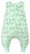 JiAmy Baby Schlafsack mit Füße 1.0 Tog, 100% Reine Baumwolle Weiche Schlafsäcke Ohne Ärmeln Ganzjährig Kinder Schlafsack für Jungen 80/2-3 Jahre, Grün