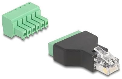 Adapter RJ12 Terminalblock DELOCK