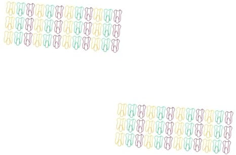 Sewroro 100stücke Bunte Zahn-form Klammern Kreative Papierclips Für Notizen Deko Und Bürobedarf Für Partys Schule Und Zuhause Stabil Und Robust Einfache Handhabung Farblich Gemischt